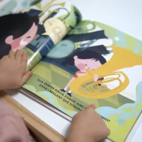 Imagen que representa la actividad “Quin serà el meu instrument?” en Musicate, ayudando a los niños a descubrir su instrumento musical ideal